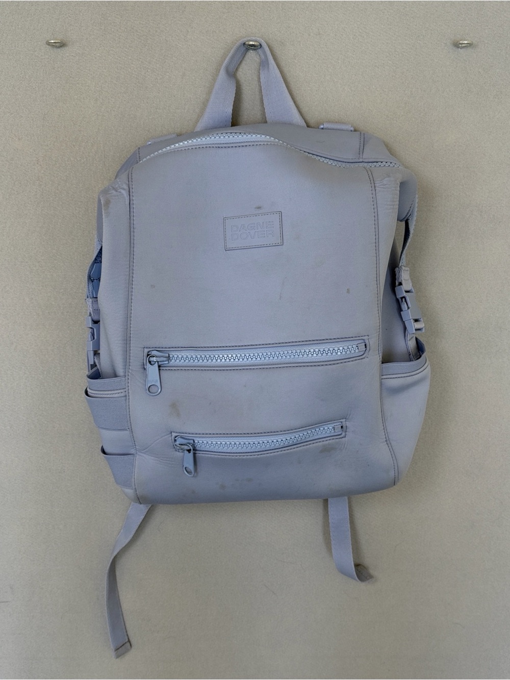 Dagne Dover Pale Blue Baby Backpack/ diaper bag